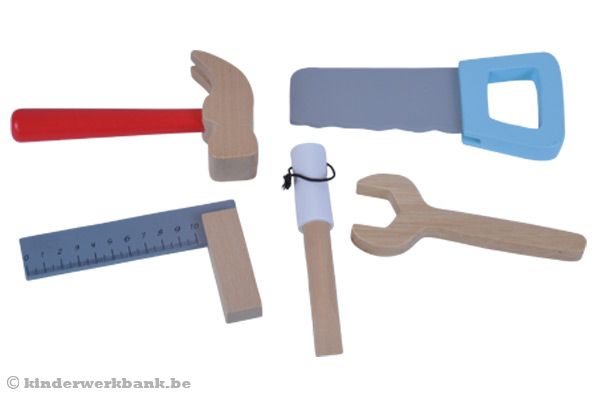 Inclusief leuke gereedschappen.